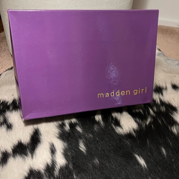 Madden Girl Multi Colored Glitter Stacked Heels - Picture 12 of 12